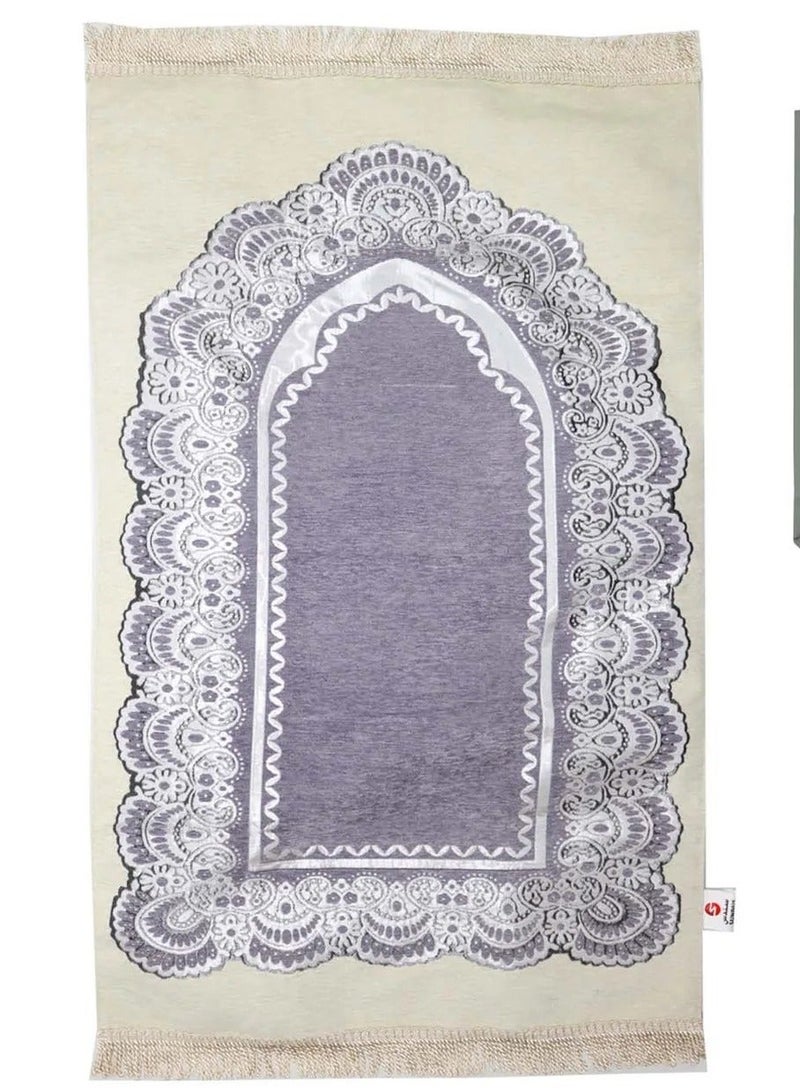 SUNDUS prayer mat lamsat khushue With a 17x24 Qiyam Quran - Image 3